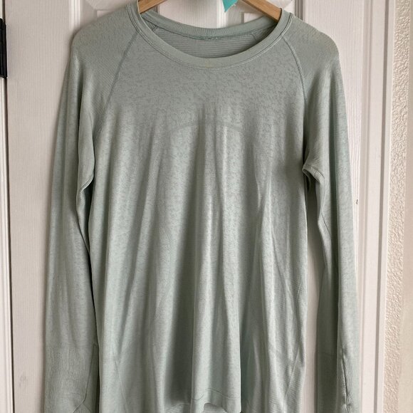 Lululemon Swiftly Tech Long-Sleeve Shirt Hip Length Size 10 - Picture 5 of 7